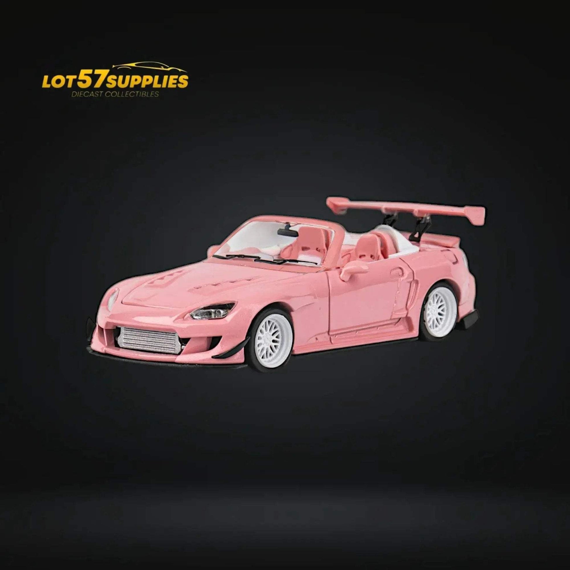 Microturbo Custom S2000 Rocket Bunny Valentine's Pink 1:64 - ToylandEU