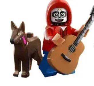 Miguel Figure From Coco Disney Pixar Collectible With Red Hoodie Blue Jeans White Guitar With Skeletal Details - ToylandEU
