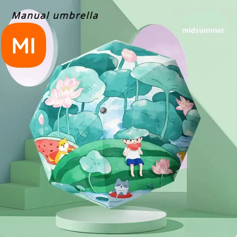 Mijia Xiaomi All Weather Umbrella Windproof UV Protection Auto Open - ToylandEU