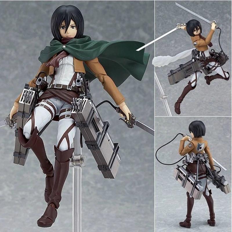  Mikasa Ackerman Figure | 19 cm PVC Figure | Toylandeu™ 