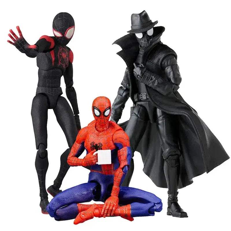 Miles Morales Peter Parker Spider Verse Legends Noir Action Figure - ToylandEU