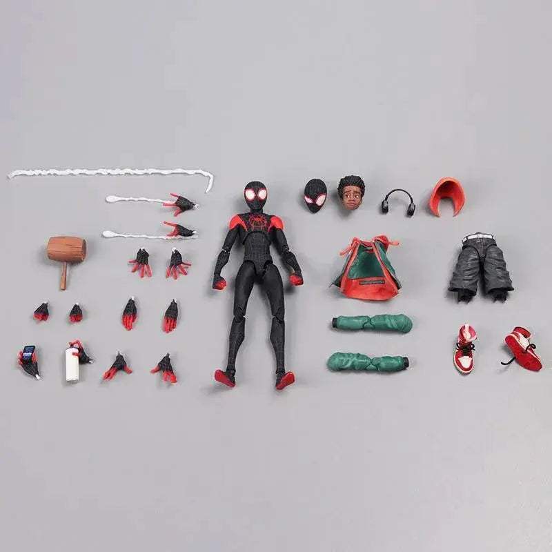 Miles Morales Peter Parker Spider Verse Legends Noir Action Figure - ToylandEU