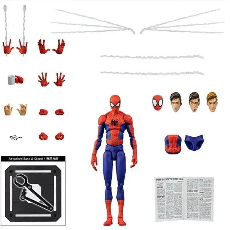 Miles Morales Peter Parker Spider Verse Legends Noir Action Figure - ToylandEU