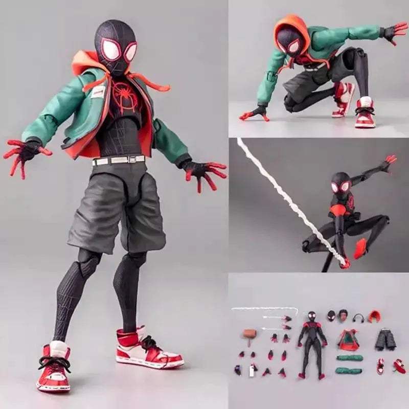 Miles Morales Spider Man Handcrafted PVC Toy Model Gift - ToylandEU