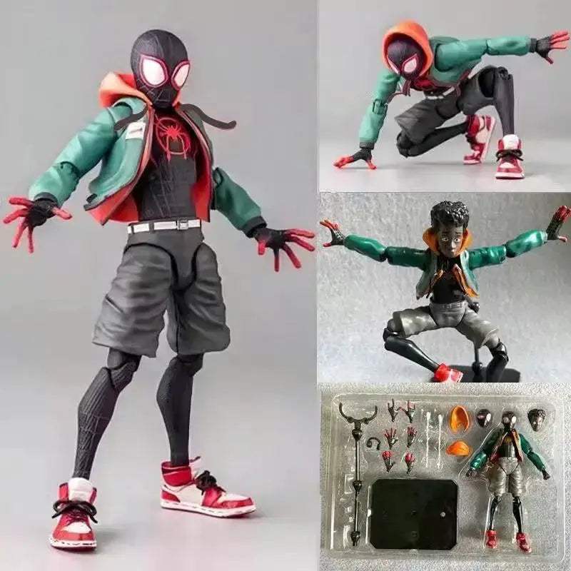 Miles Morales Spider Man Handcrafted PVC Toy Model Gift - ToylandEU