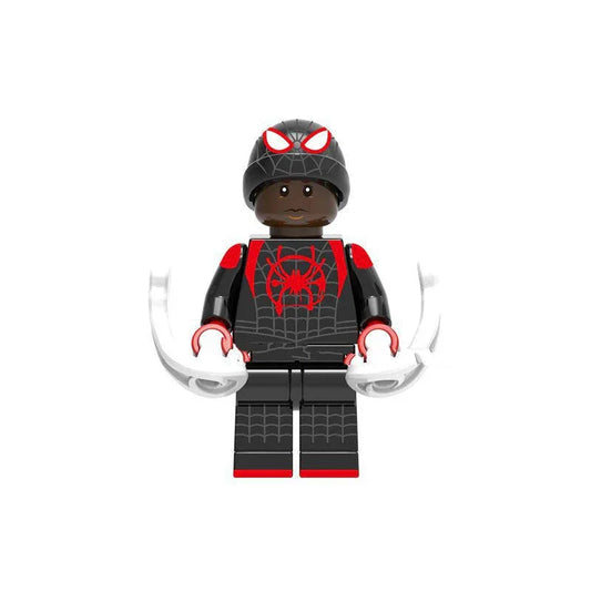 Miles Morales Spiderman Unmasked Figure Custom Collectible Made From ABS Plastic - ToylandEU