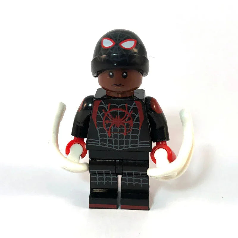 Miles Morales Spiderman Unmasked Figure Custom Collectible Made From ABS Plastic - ToylandEU