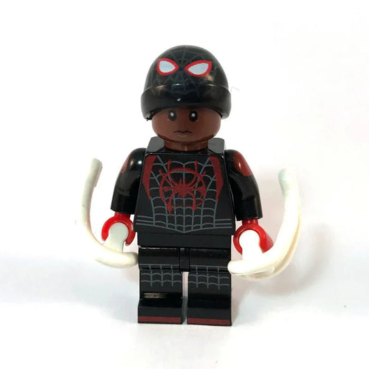 Miles Morales Spiderman Unmasked Figure Custom Collectible Made From ABS Plastic - ToylandEU