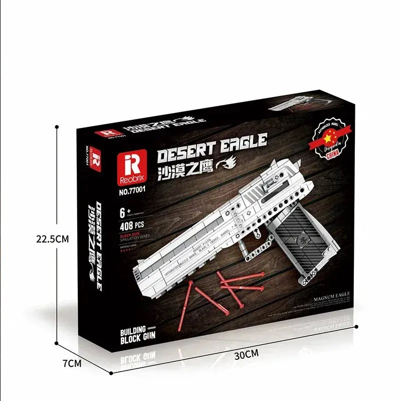 Military Building Blocks Desert Eagle DIY Gift Set 408PCS - ToylandEU