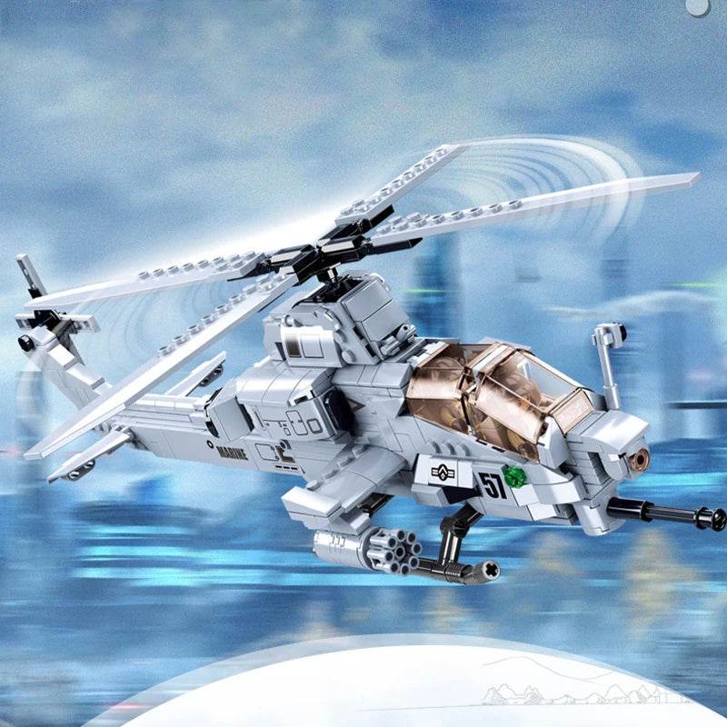 Military F/A-18E Super BumbleBee Fighter Plane Building Blocks - ToylandEU