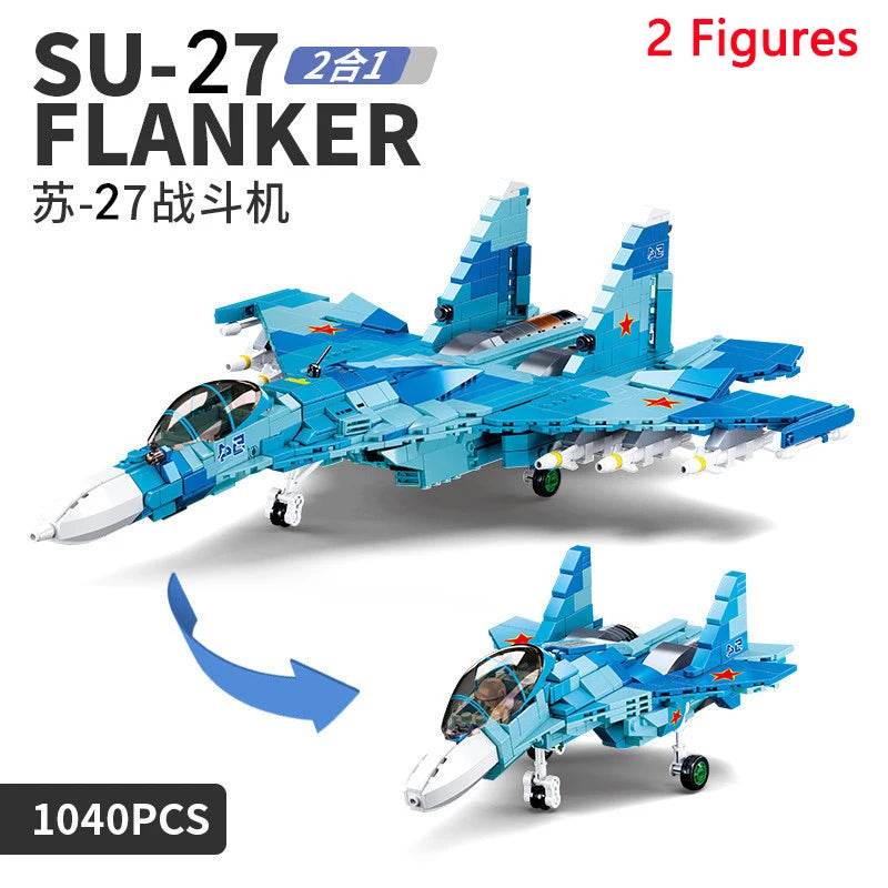 Military F/A-18E Super BumbleBee Fighter Plane Building Blocks - ToylandEU
