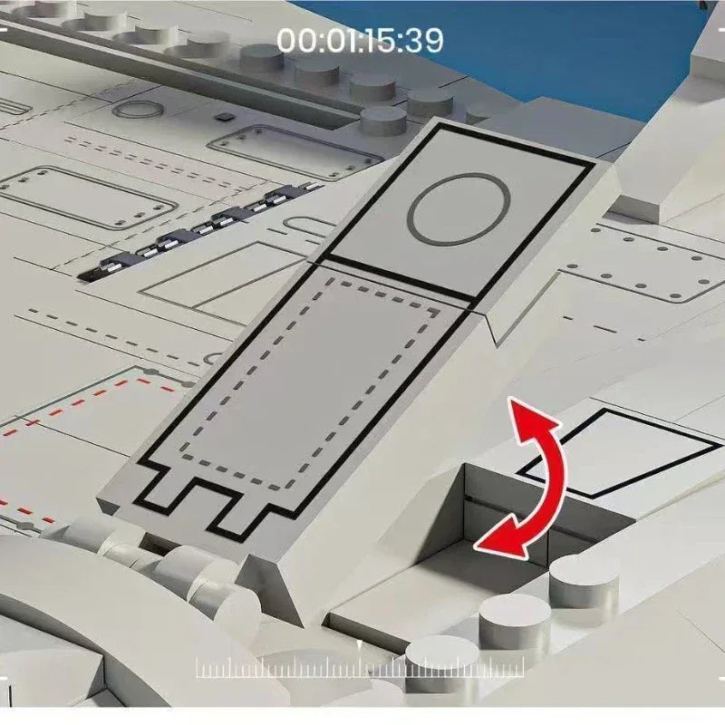 Military Fighter Jet Building Blocks J15 Educational Set - ToylandEU