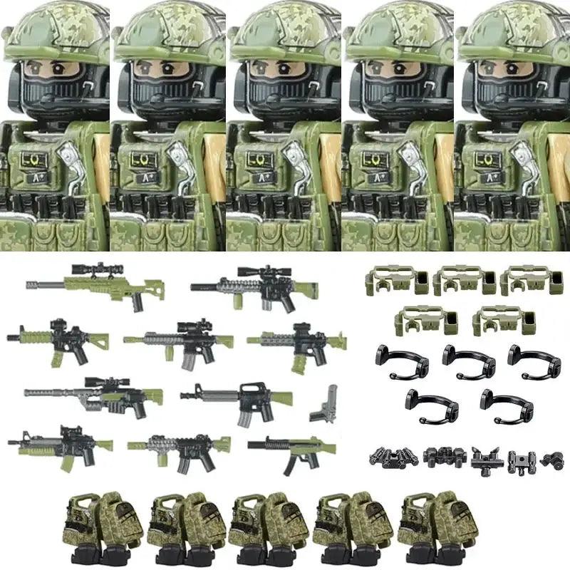  Military Figures Building Blocks Set Lego Compatible -  ToylandEU™