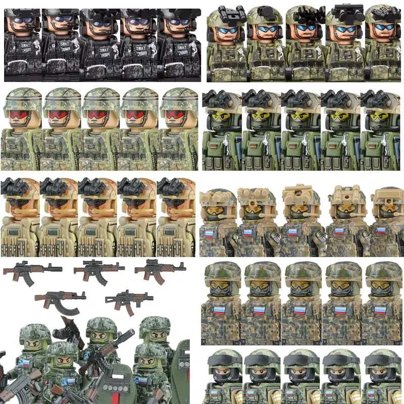  Military Figures Building Blocks Set Lego Compatible -  ToylandEU™