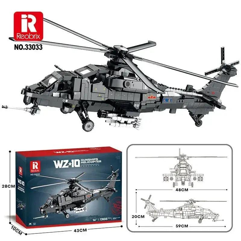  Military Helicopter Building Blocks Lego Compatible Toy -  ToylandEU™
