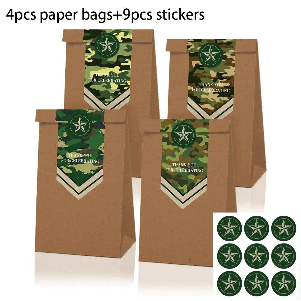 Military Party Decorations Camouflage Tableware Kid Safe -  ToylandEU™