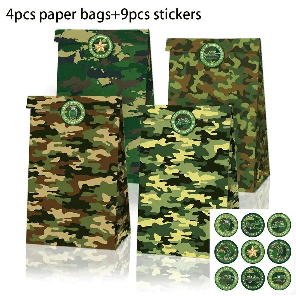  Military Party Decorations Camouflage Tableware Kid Safe -  ToylandEU™