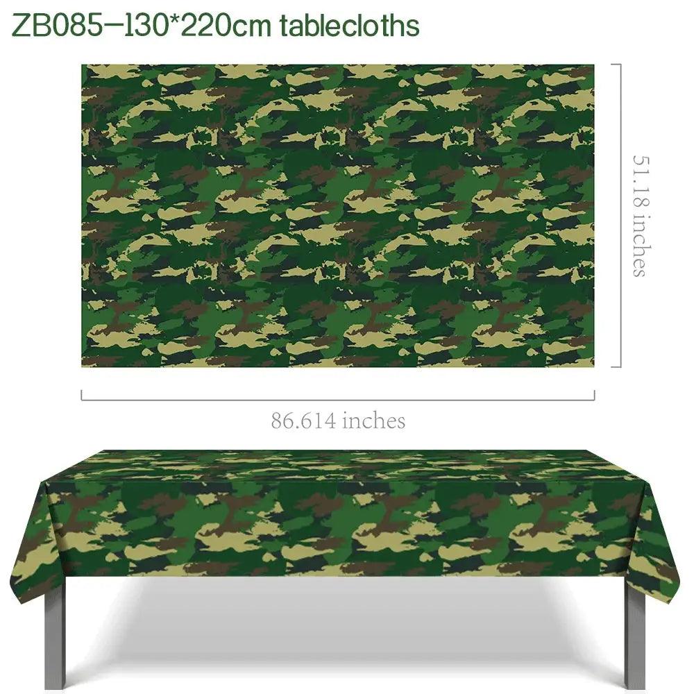  Military Party Decorations Camouflage Tableware Kid Safe -  ToylandEU™
