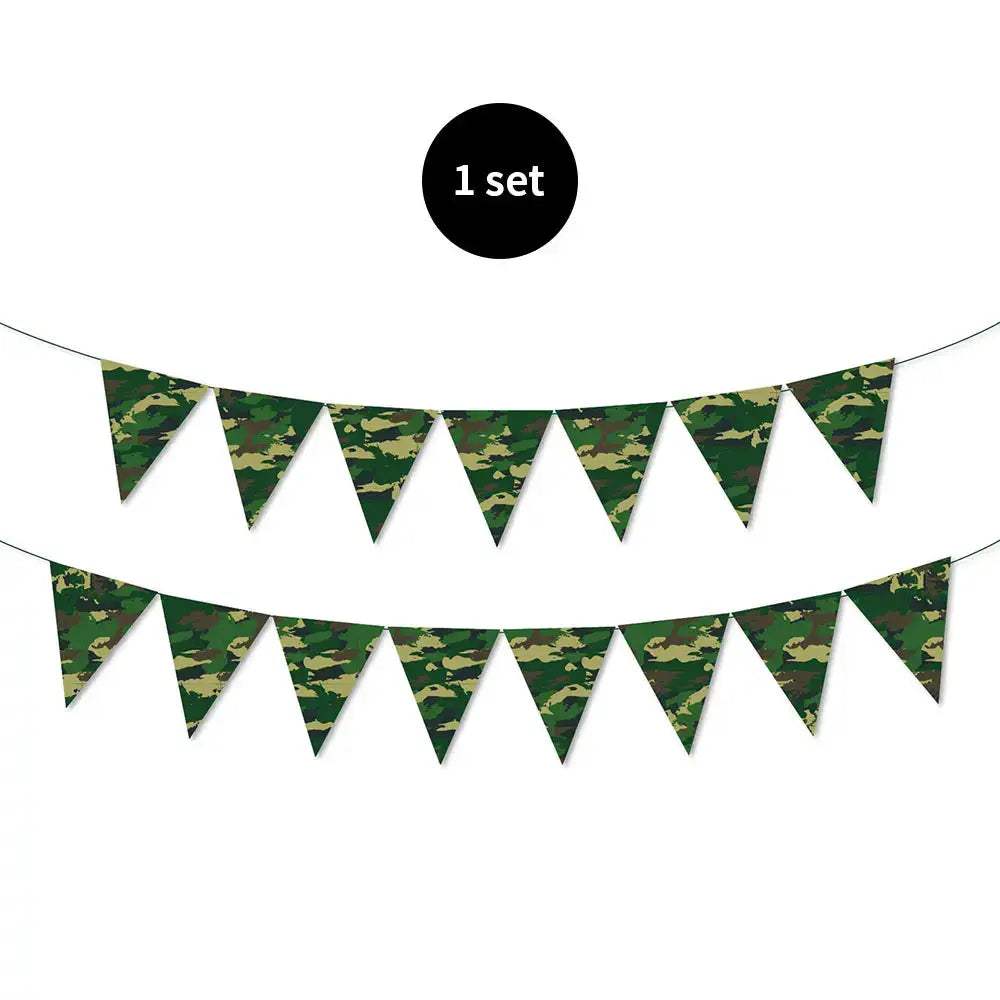  Military Party Decorations Camouflage Tableware Kid Safe -  ToylandEU™