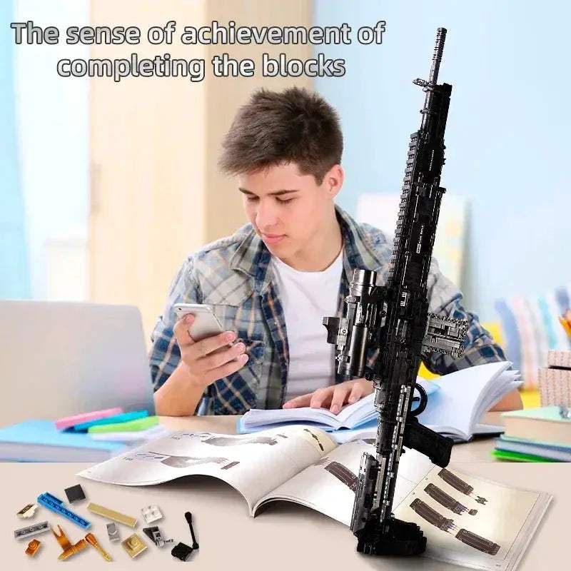 Military Rifle Buildable Block Set LEGO Compatible Collection - ToylandEU