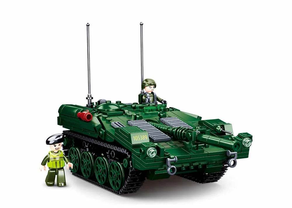 Military Series Building Blocks WW2 Heavy Battle Tank Set - ToylandEU