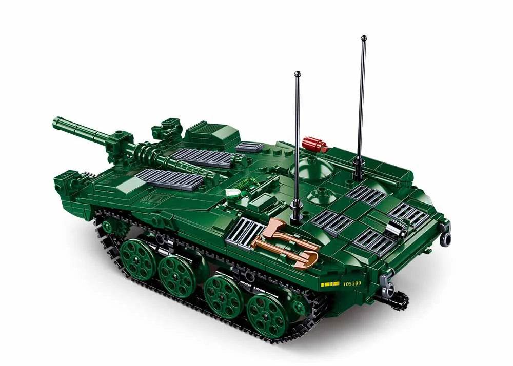 Military Series Building Blocks WW2 Heavy Battle Tank Set - ToylandEU