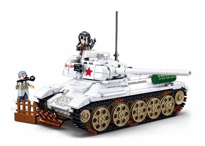 Military Series Building Blocks WW2 Heavy Battle Tank Set - ToylandEU