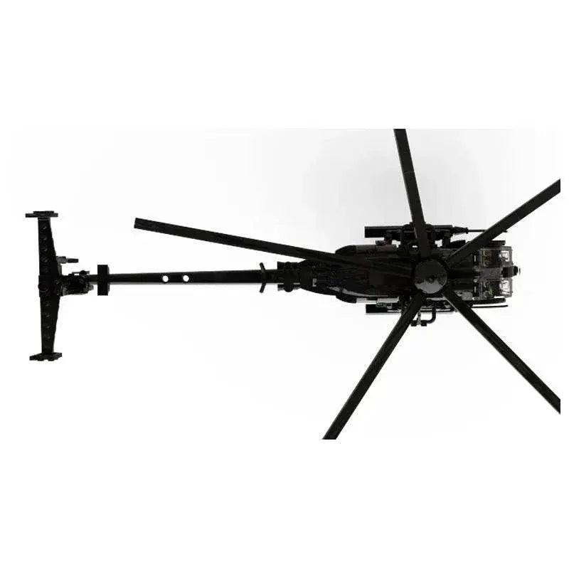  Military Series MH-6 Little Bird Helicopter MOC Building Block Kit Building Bricks MOC -  ToylandEU™