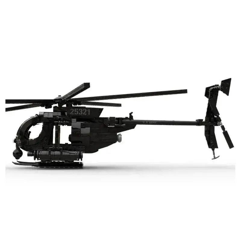  Military Series MH-6 Little Bird Helicopter MOC Building Block Kit Building Bricks MOC -  ToylandEU™