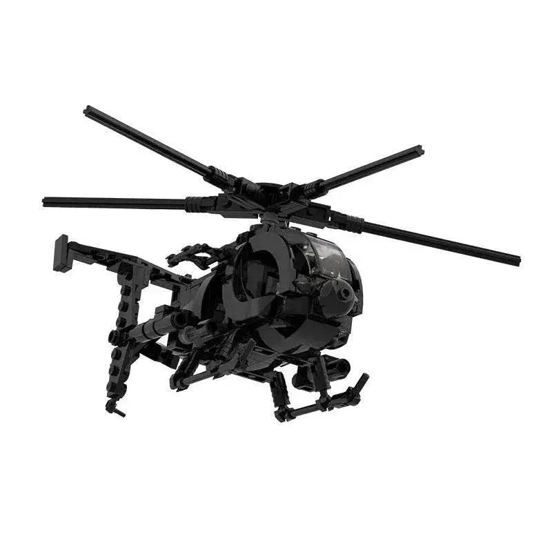  Military Series MH-6 Little Bird Helicopter MOC Building Block Kit Building Bricks MOC -  ToylandEU™