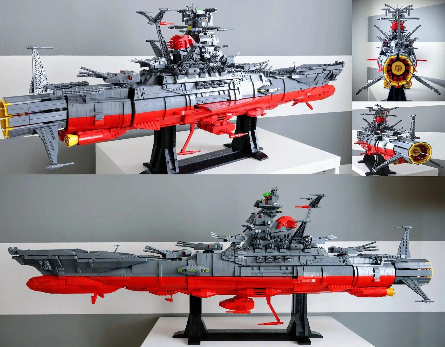  Military Space Battleship Building Blocks For Builders -  ToylandEU™
