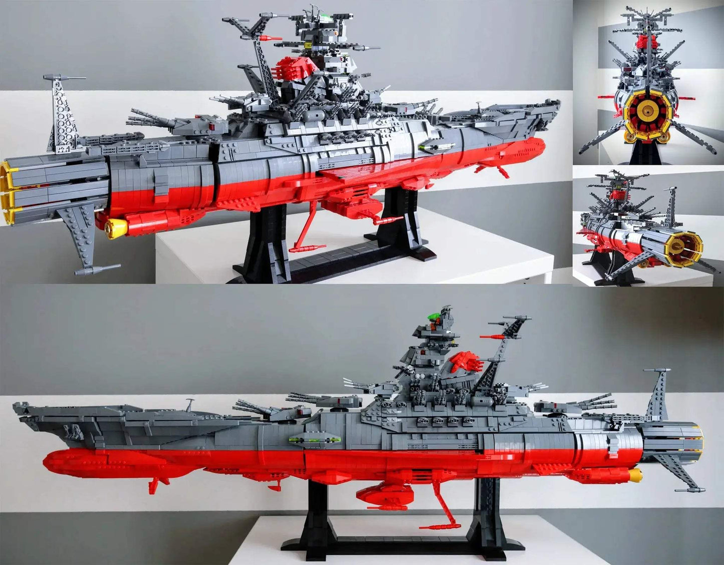  Military Space Battleship Building Blocks For Builders -  ToylandEU™