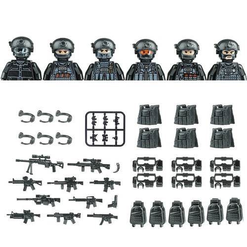 Military Special Forces Building Blocks | Army Soldier Figure Set - ToylandEU