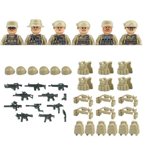 Military Special Forces Building Blocks | Army Soldier Figure Set - ToylandEU