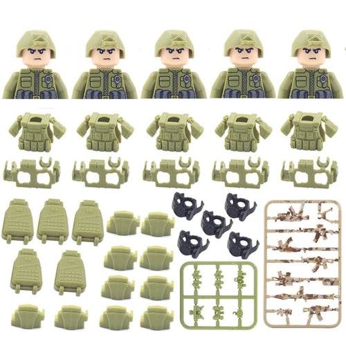 Military Special Forces Building Blocks | Army Soldier Figure Set - ToylandEU