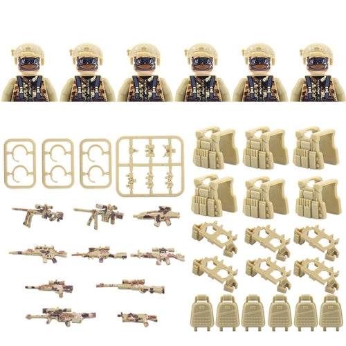Military Special Forces Building Blocks | Army Soldier Figure Set - ToylandEU