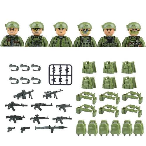 Military Special Forces Building Blocks | Army Soldier Figure Set - ToylandEU