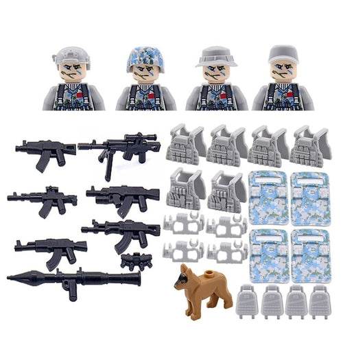 Military Special Forces Building Blocks | Army Soldier Figure Set - ToylandEU