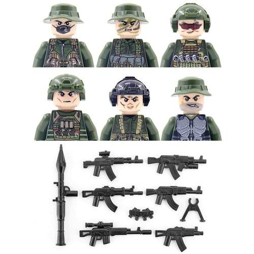 Military Special Forces Building Blocks | Army Soldier Figure Set - ToylandEU