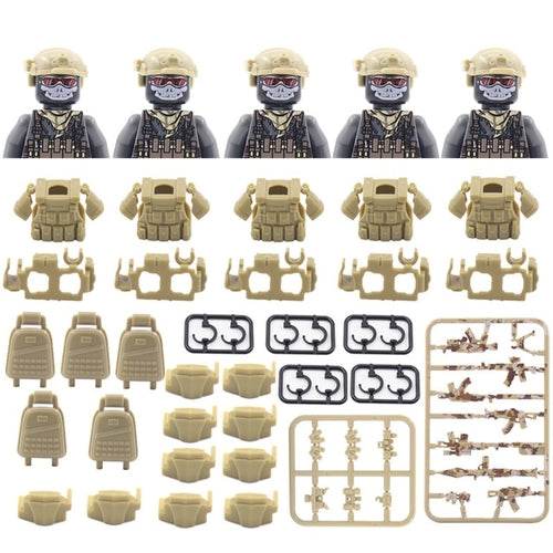 Military Special Forces Building Blocks | Army Soldier Figure Set - ToylandEU