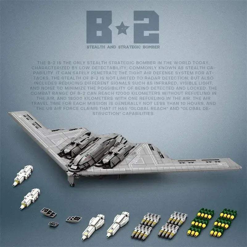  Military Stealth Bomber Building Blocks Collectible -  ToylandEU™