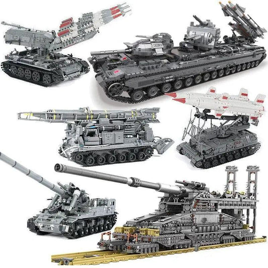  Military Tank Building Blocks Durable Set For Kids -  ToylandEU™