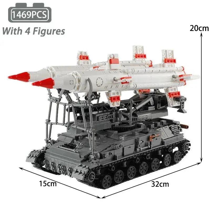  Military Tank Building Blocks Durable Set For Kids -  ToylandEU™