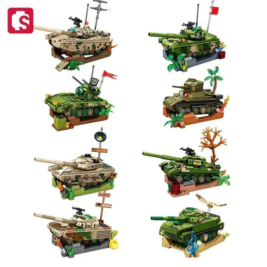  Military Tank Building Blocks For Kids Durable -  ToylandEU™