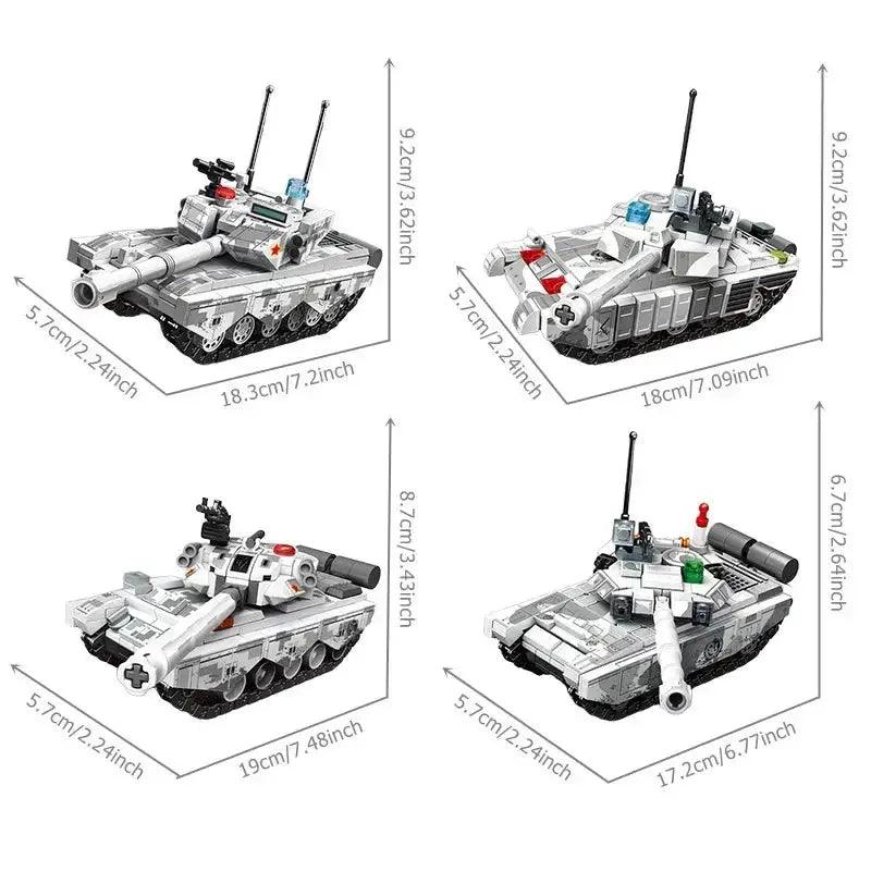  Military Tank Building Blocks For Kids Durable -  ToylandEU™