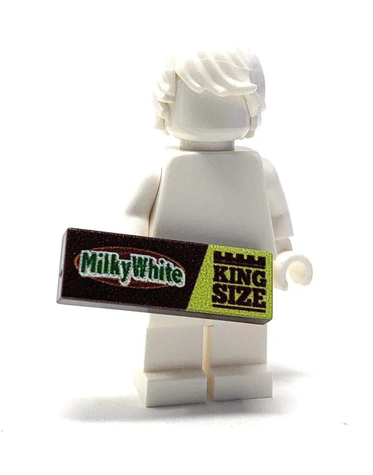 Milky White King Size LEGO 1x3 Tile Custom Printed - ToylandEU