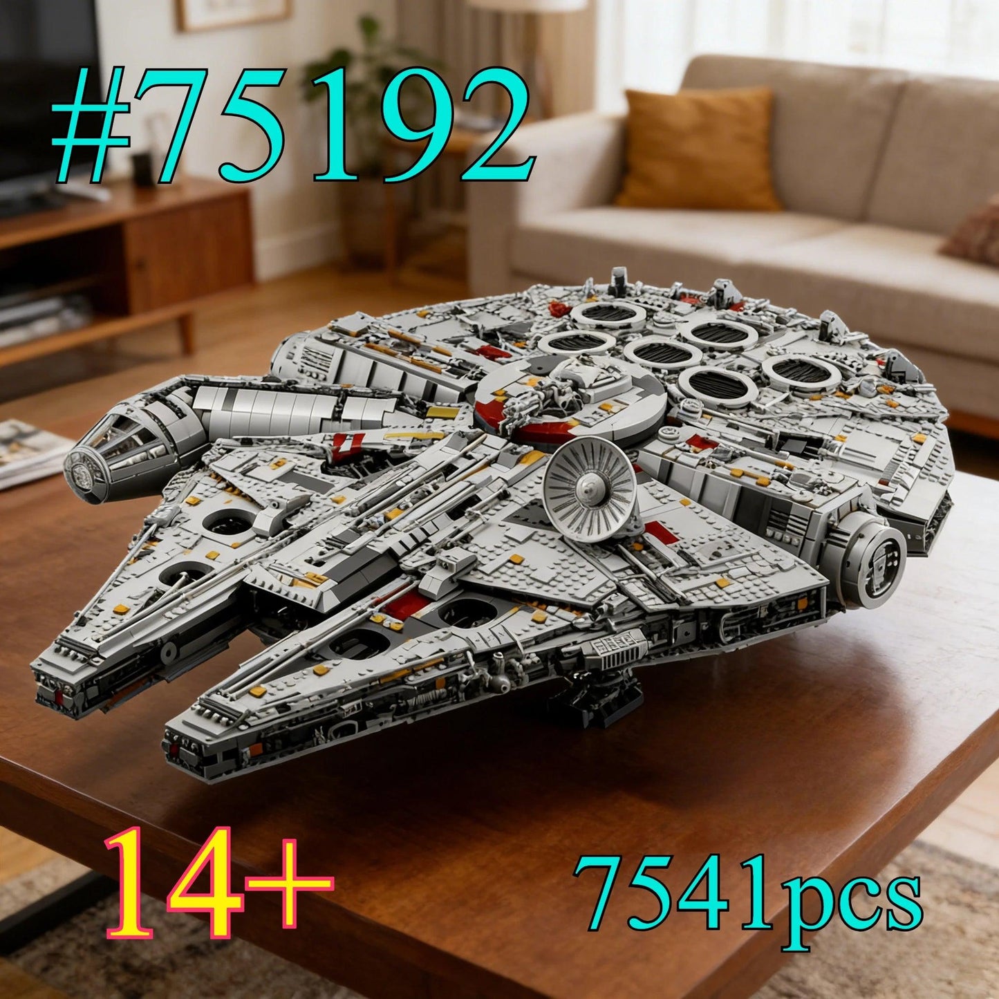  Millennium Falcon Building Block Set|75192|Toylandeu™ 
