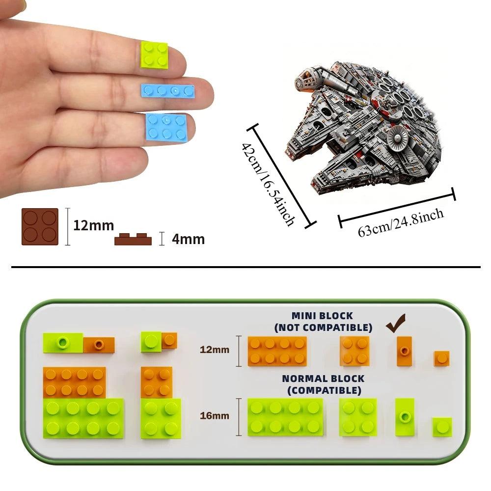  Millennium Falcon Building Block Set|75192|Toylandeu™ 