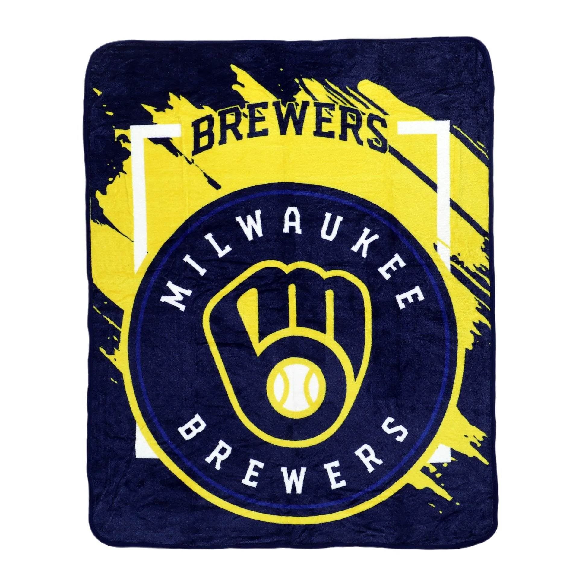 Milwaukee Brewers 46x60 Micro Raschel Blanket Design - ToylandEU