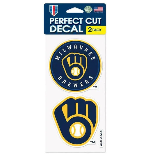  Milwaukee Brewers 4x4 Decal Set Of 2 Perfect Cut Vinyl -  ToylandEU™